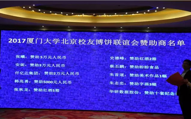 “博餅”是閩南地區有的傳統形式歡慶,此次活動以這種形式向母校致以美優的祝福,也寄托著各地廈人永久母校情和青春回憶的活動。 “博餅”是閩南地區有的傳統形式歡慶,此次活動以這種形式向母校致以美優的祝福,也寄托著各地廈人永久母校情和青春回憶的活動。